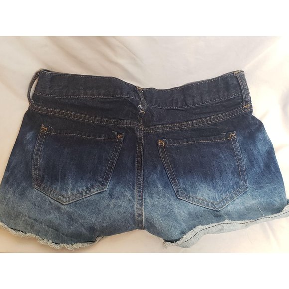 Old Navy Diva Upcycled Cut Off Shorts Ombre Bleach - Picture 5 of 6
